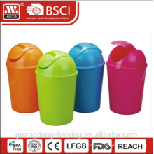 Colorful plastic dustbin